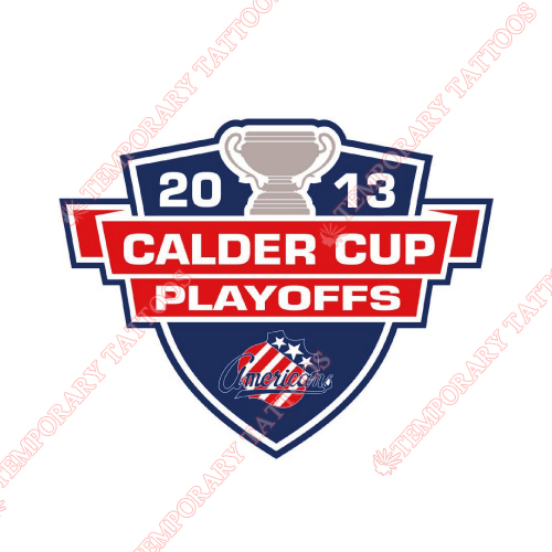 Rochester Americans Customize Temporary Tattoos Stickers NO.9127
